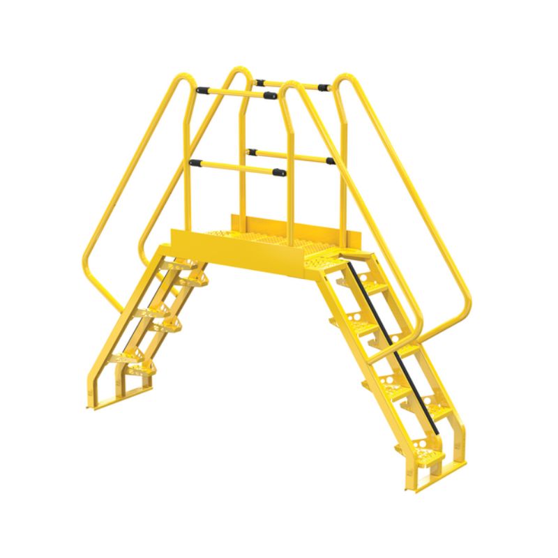 Vestil Cola-4-56-44 Steel Alternating Crossover Ladder