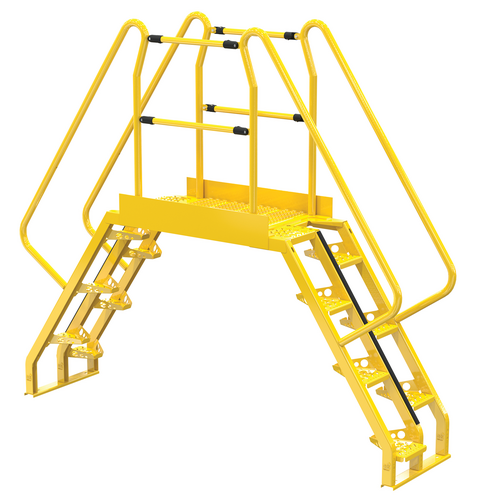 Vestil Cola-4-56-44 Steel Alternating Crossover Ladder