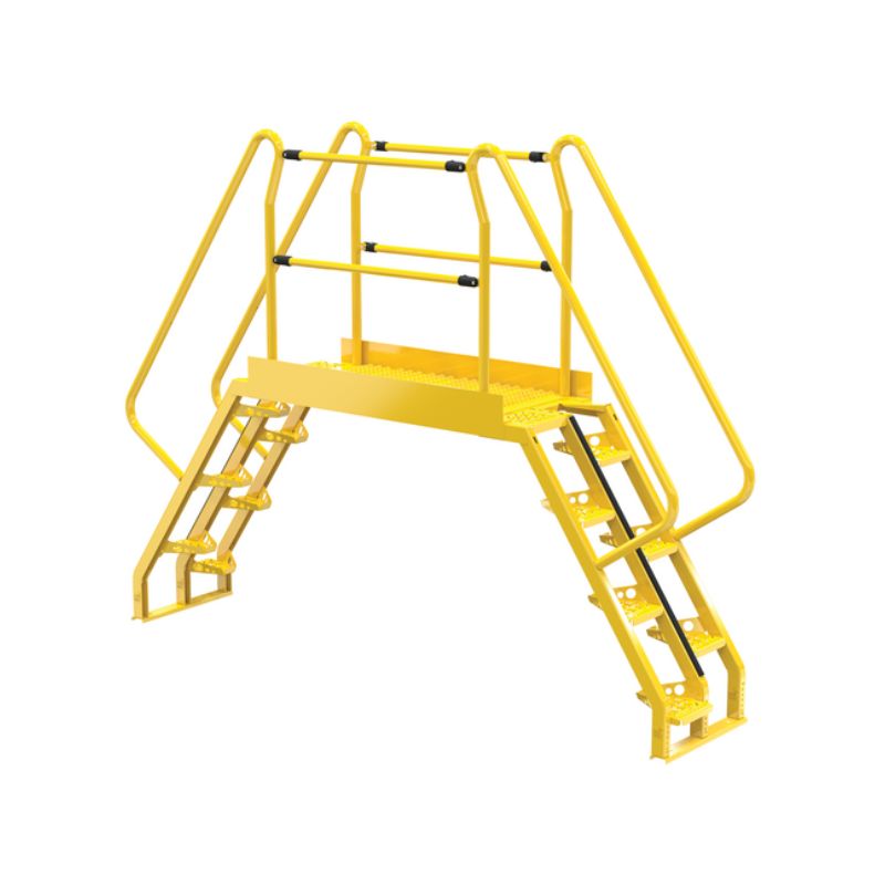 Vestil Cola-4-56-56 Steel Alternating Crossover Ladder