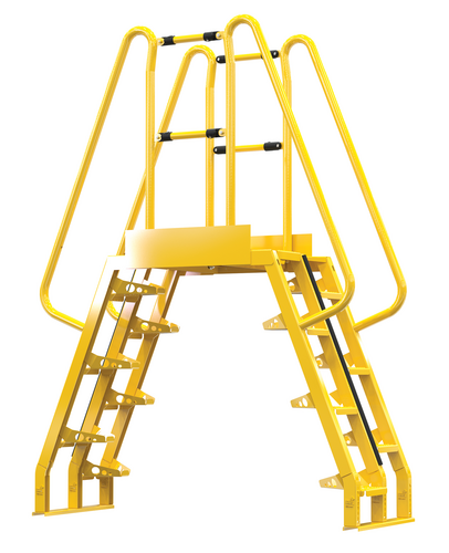 Vestil Cola-4-68-20 Steel Alternating Crossover Ladder
