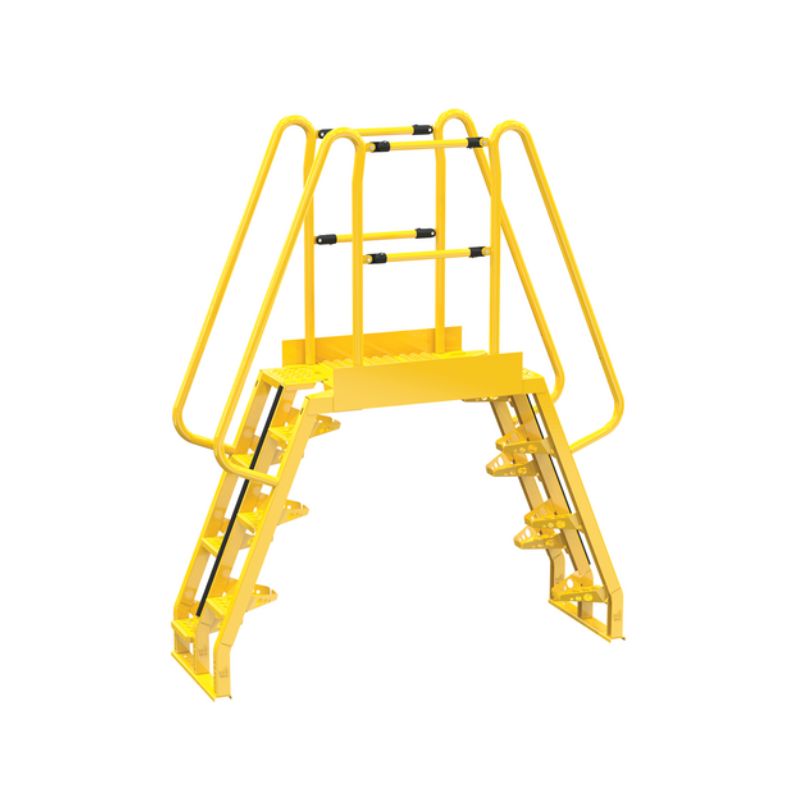 Vestil Cola-4-68-32 Steel Alternating Crossover Ladder