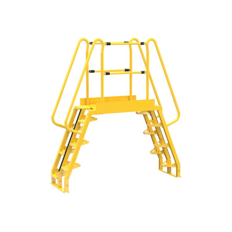 Vestil Cola-4-68-44 Steel Alternating Crossover Ladder