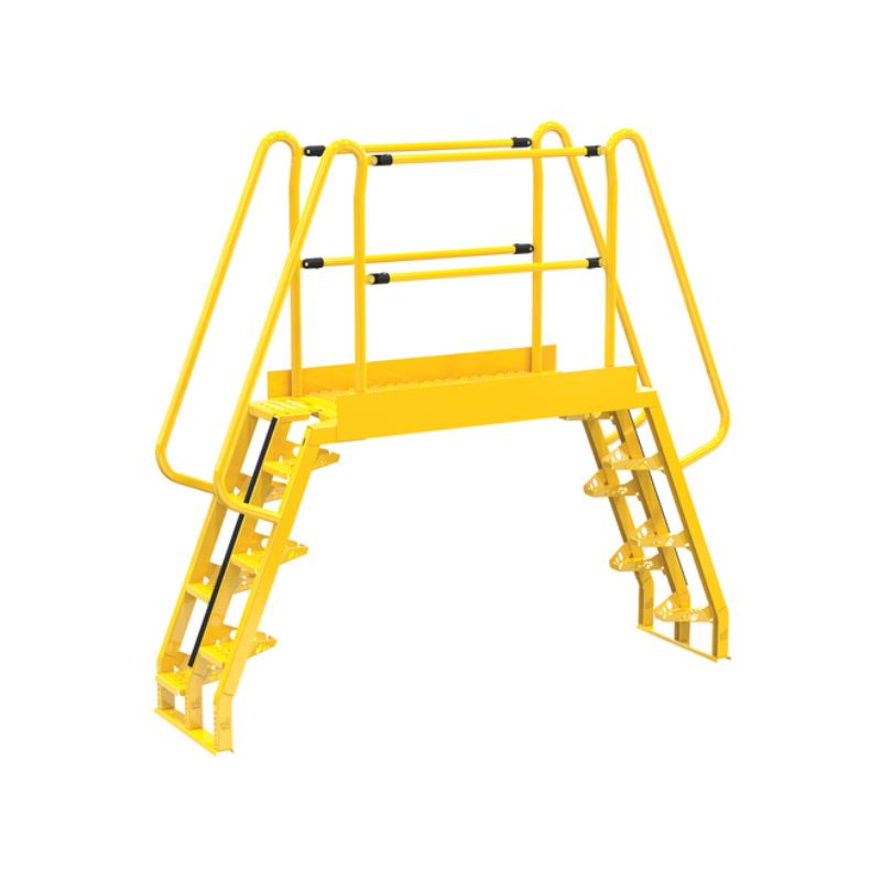 Vestil Cola-4-68-56 Steel Alternating Crossover Ladder