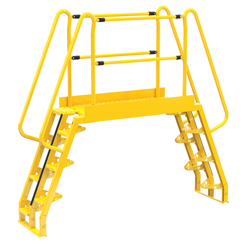 Vestil Cola-4-68-56 Steel Alternating Crossover Ladder