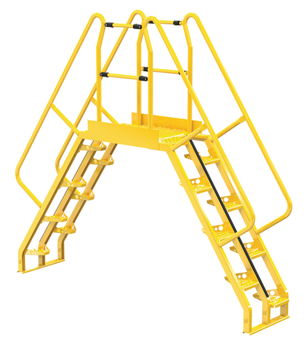Vestil Cola-5-56-32 Steel Alternating Crossover Ladder