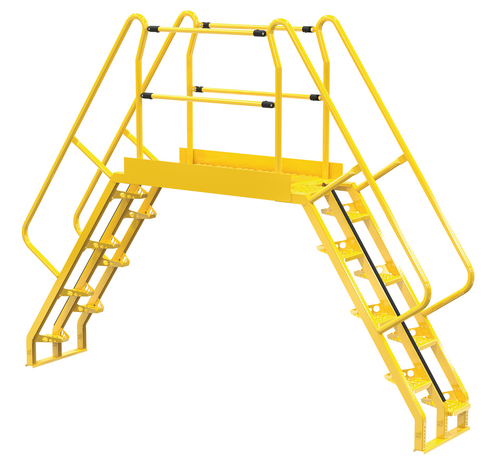 Vestil Cola-5-56-56 Steel Alternating Crossover Ladder