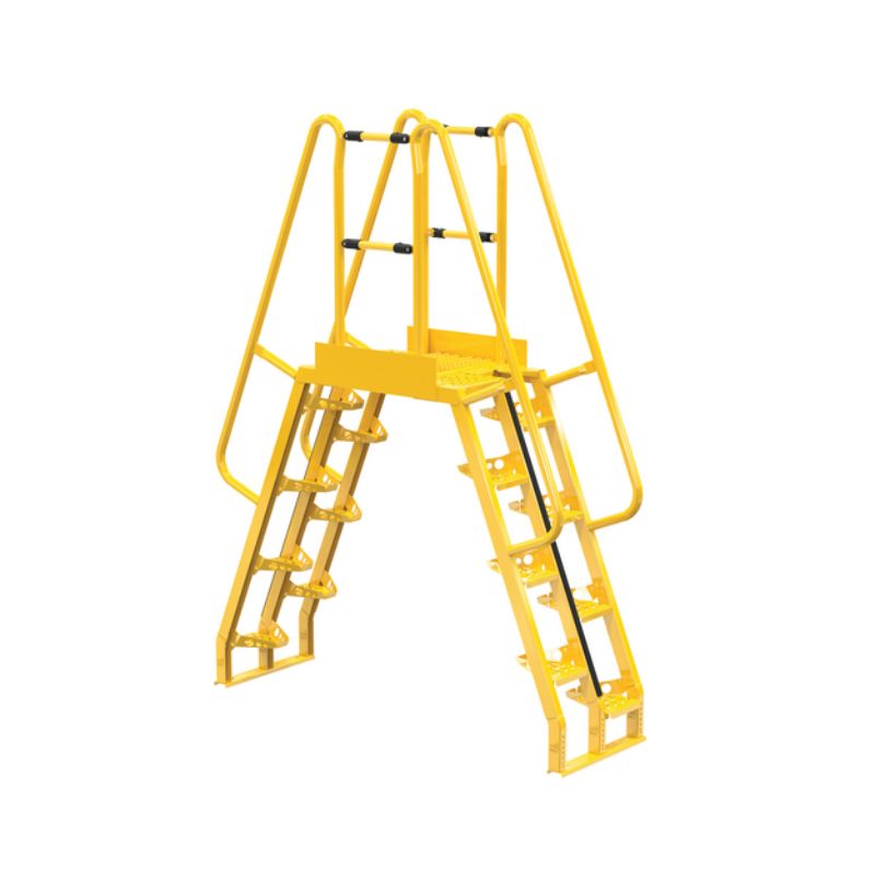 Vestil Cola-5-68-20 Steel Alternating Crossover Ladder