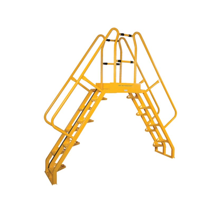 Vestil Cola-6-56-20 Steel Alternating Crossover Ladder