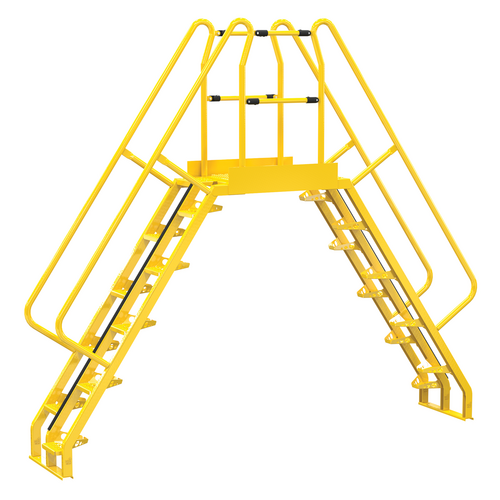 Vestil Cola-6-56-32 Steel Alternating Crossover Ladder