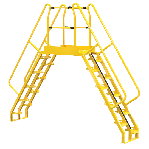 Vestil Cola-6-56-44 Steel Alternating Crossover Ladder