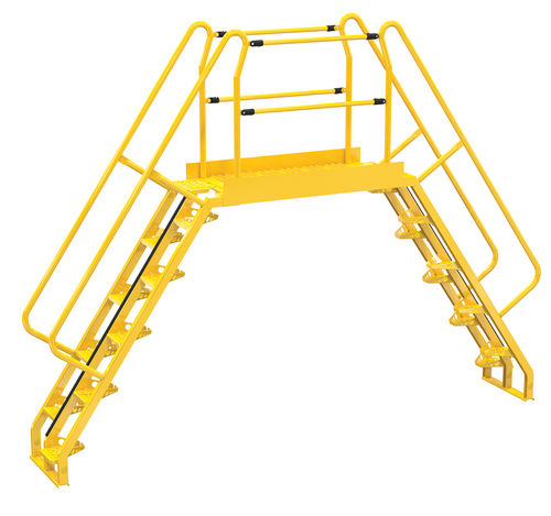 Vestil Cola-6-56-56 Steel Alternating Crossover Ladder
