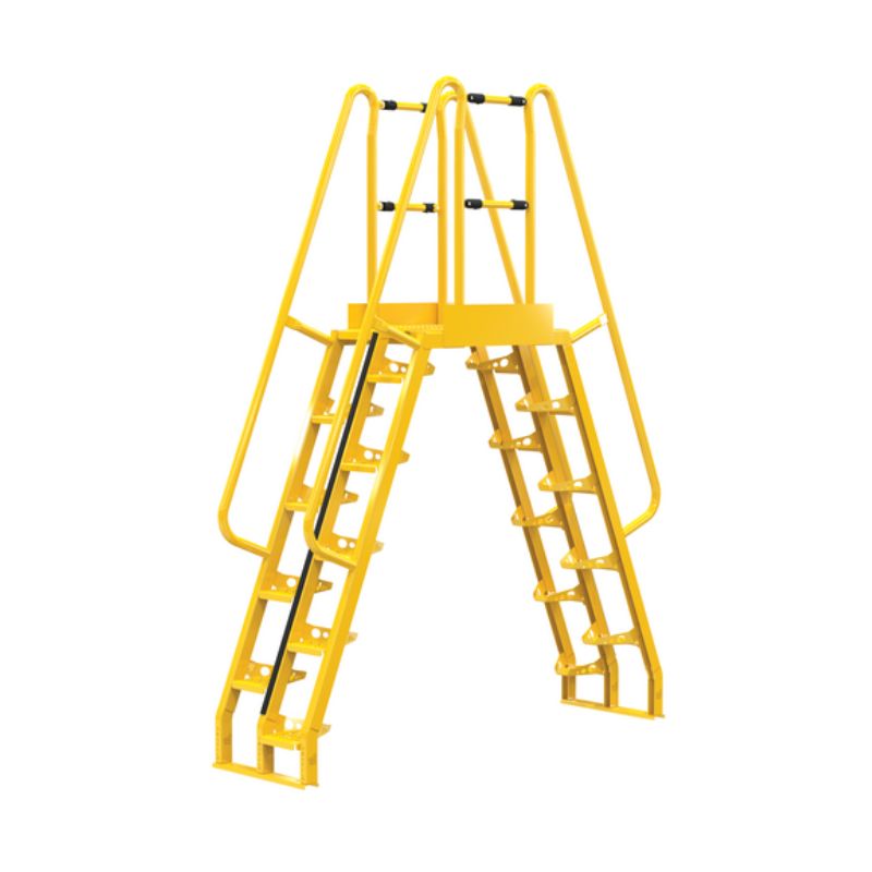 Vestil Cola-6-68-20 Steel Alternating Crossover Ladder