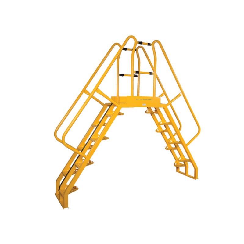 Vestil Cola-6-68-32 Steel Alternating Crossover Ladder