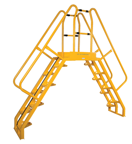 Vestil Cola-6-68-32 Steel Alternating Crossover Ladder