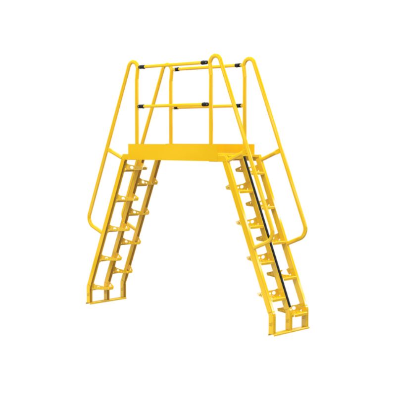 Vestil Cola-6-68-56 Steel Alternating Crossover Ladder