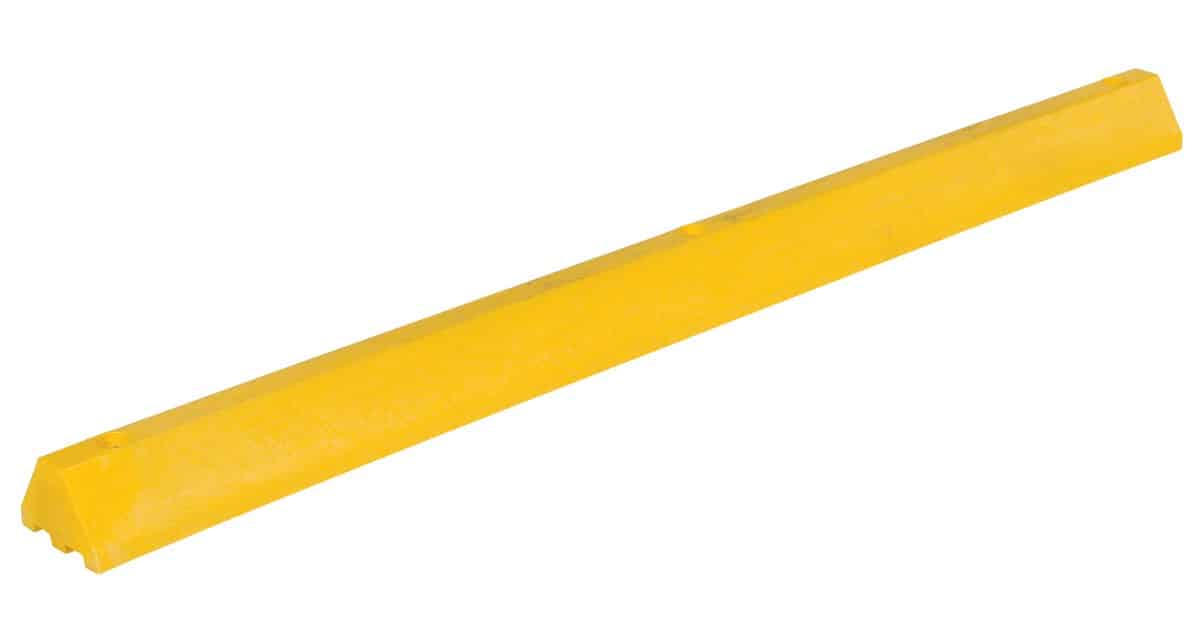 Vestil Cs-S72-Y Recycled Plastic Car Stop 1