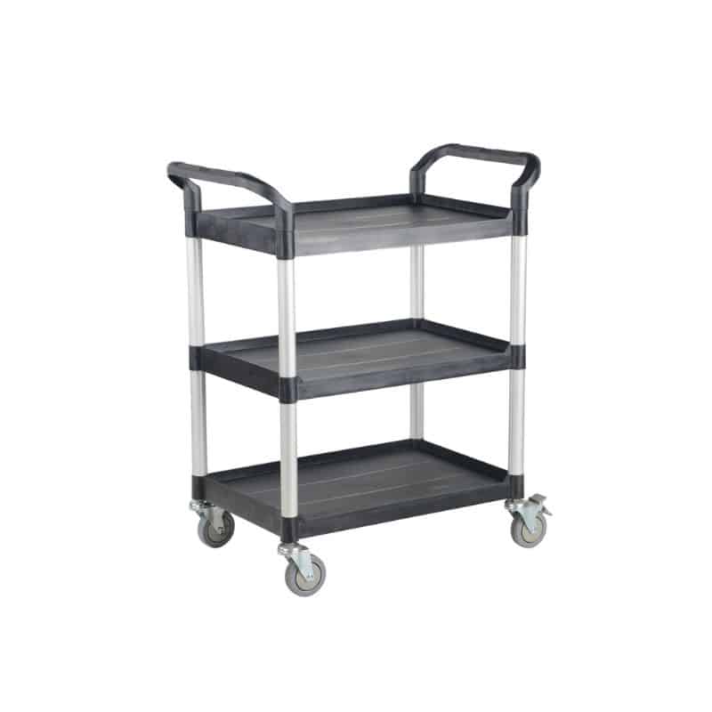 Vestil Csc-L Steel Commercial Cart 3 Shelves And No Panels