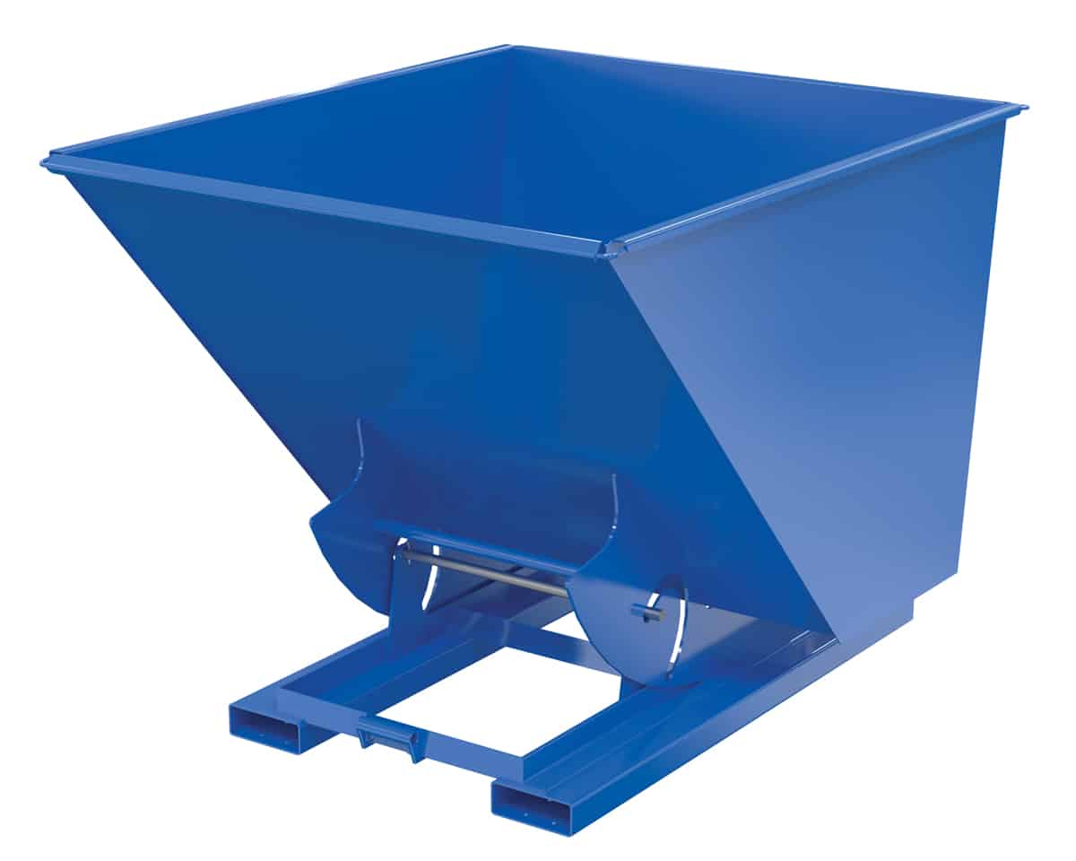 Vestil D-200-Md-Nb Steel Medium Duty No Bump &Amp; Dump Hopper