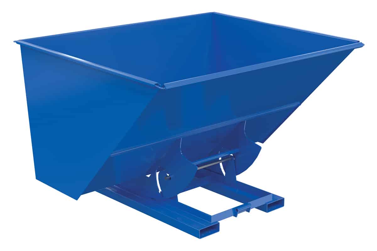 Vestil D-300-Md-Nb Steel Medium Duty No Bump &Amp; Dump Hopper