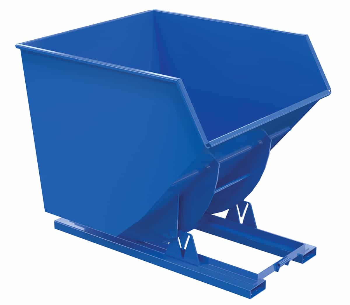 Vestil D-350-Hd-Nb Steel Heavy Duty No Bump &Amp; Dump Hopper