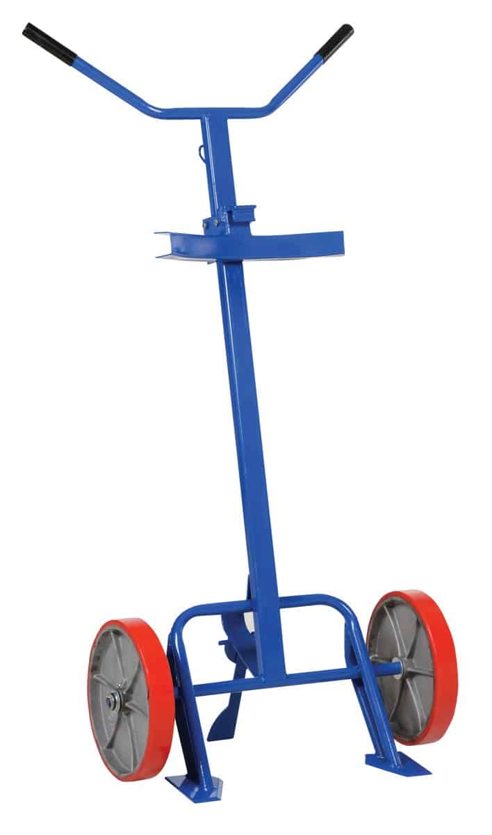 Vestil Dbt-1200-P Steel Barrel - Drum Truck With Poly On Steel Wheels 1