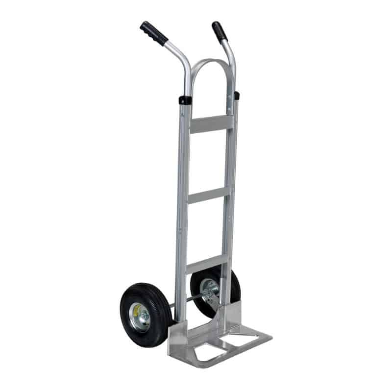 Vestil Dhht-500A-Anp Aluminum Dual Handle Hand Truck With Aluminum Plate (1)