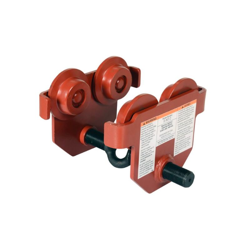 Vestil E-Mt-2 Steel Push Eye Manual Trolley