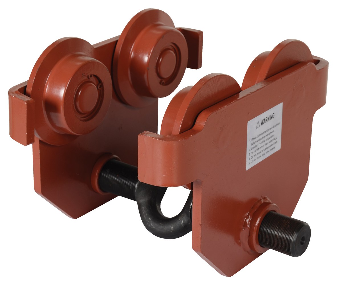 Vestil E-Mt-4 Steel Push Eye Manual Trolley 2