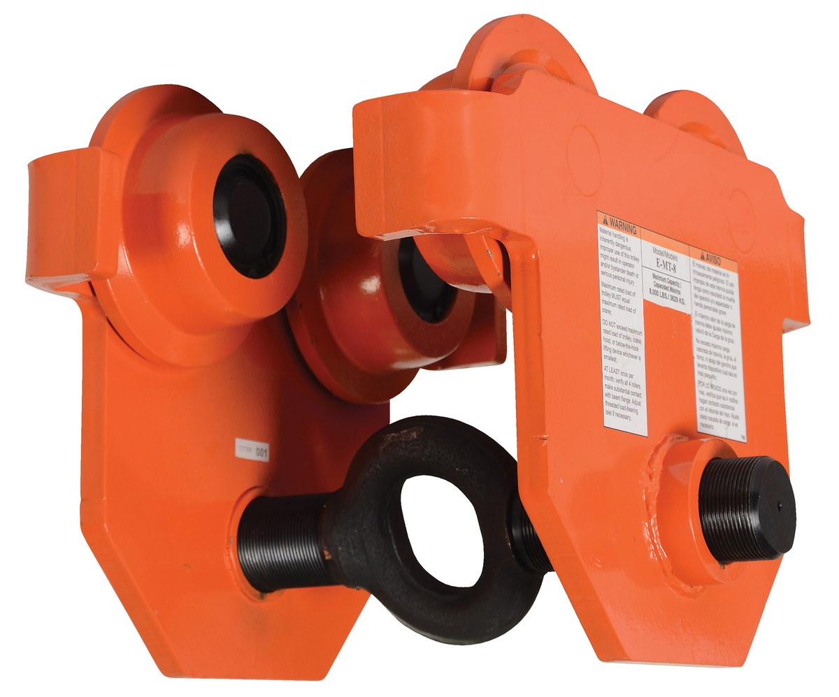 Vestil E-Mt-8 Steel Push Eye Manual Trolley 1
