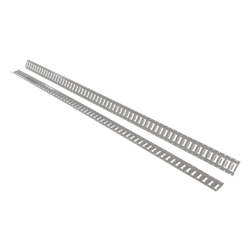 Vestil E-Trk-10-Gy-2Pk Steel E-Track