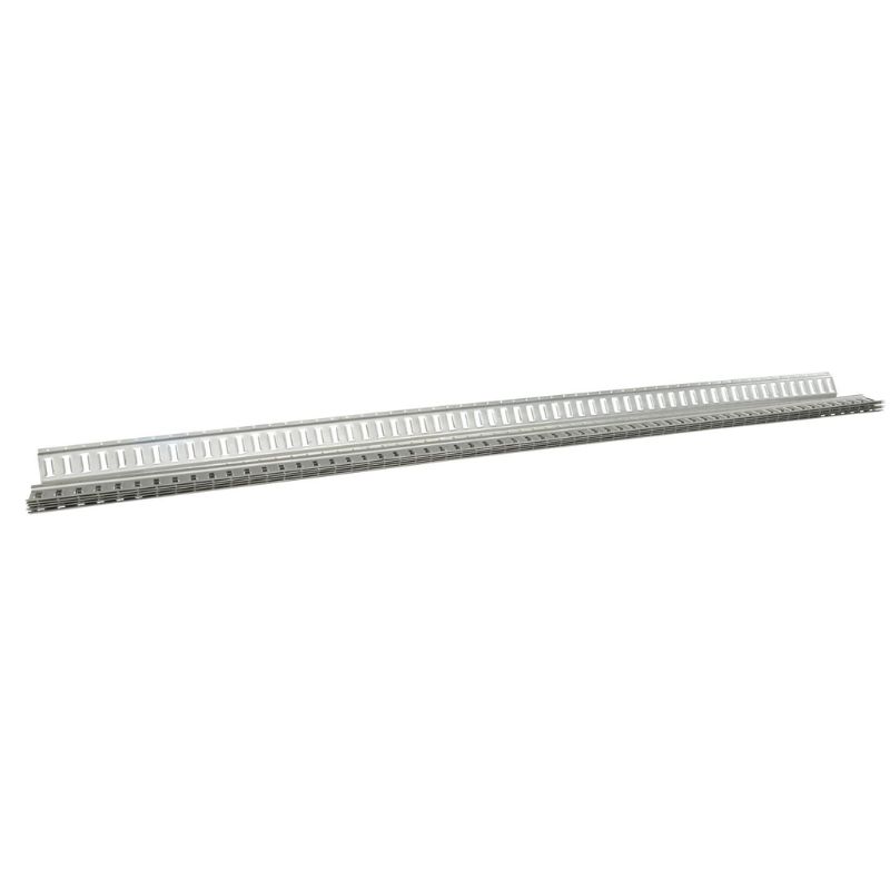 Vestil E-Trk-10-Zn-6Pk Steel Zinc Plated E-Track