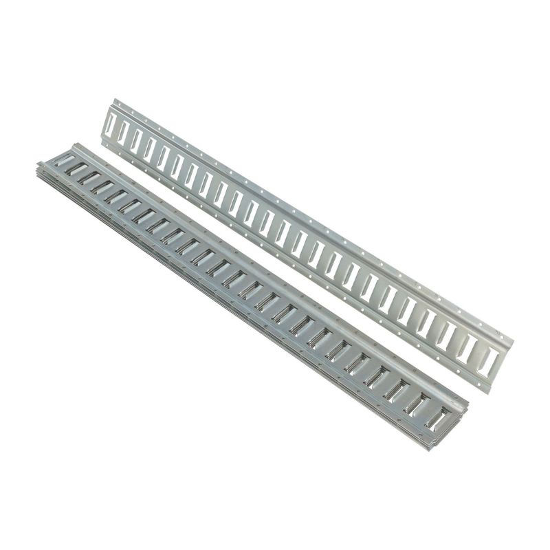 Vestil E-Trk-4-Zn-6Pk Steel Zinc Plated E-Track