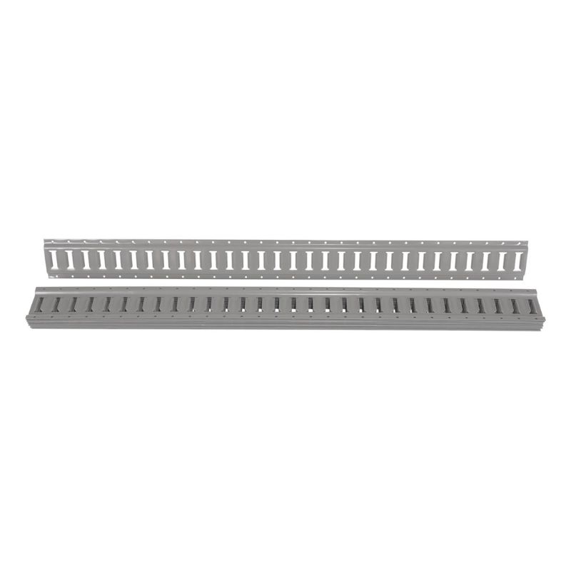 Vestil E-Trk-5-Gy-10Pk Steel Zinc Plated E-Track