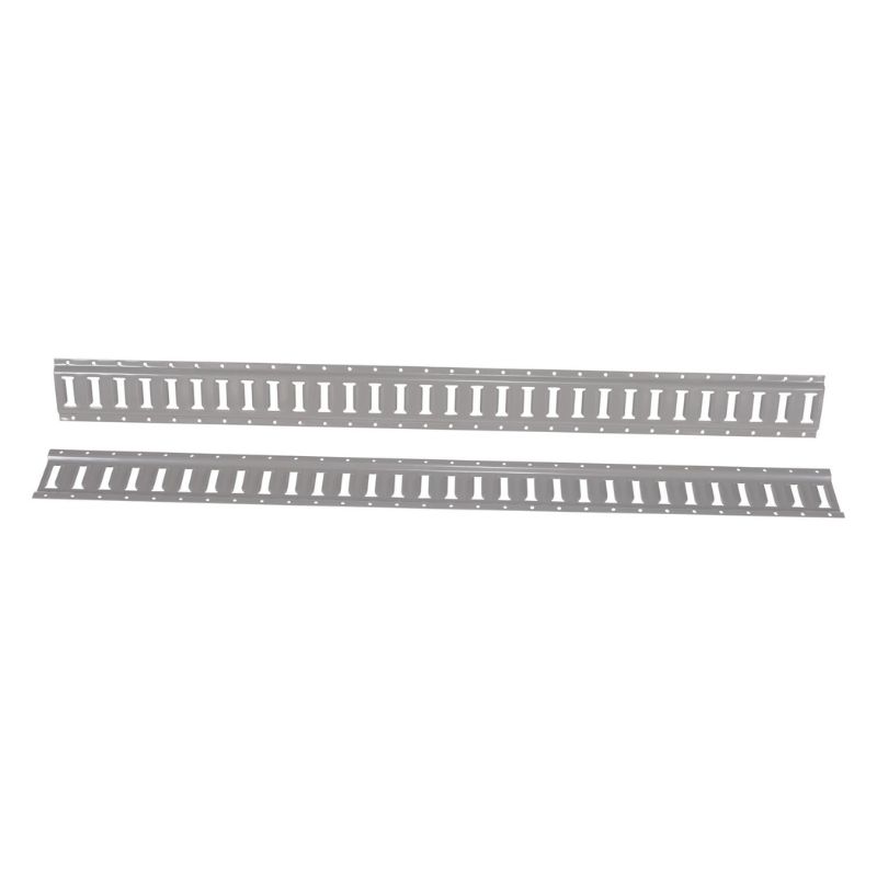 Vestil E-Trk-5-Gy-2Pk Steel Zinc Plated E-Track