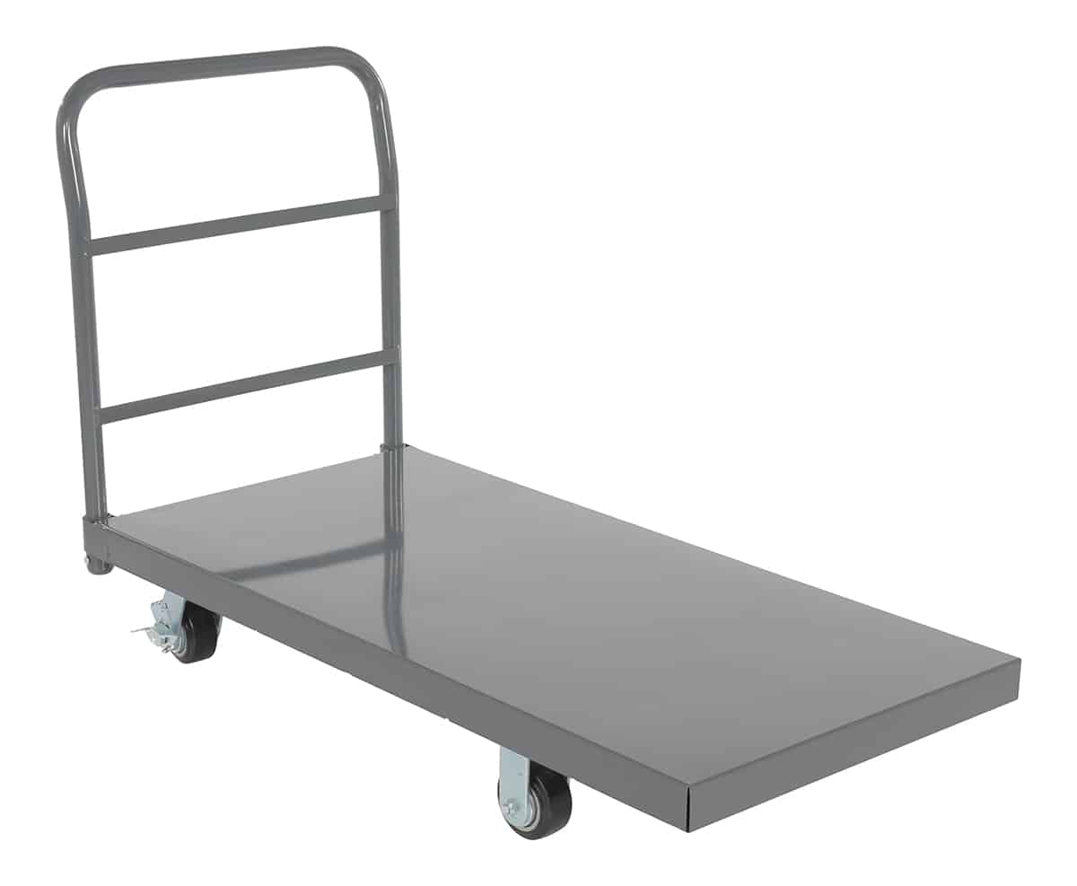 Vestil Ecspt-2448-C27A Steel Smooth Deck Platform Truck 1
