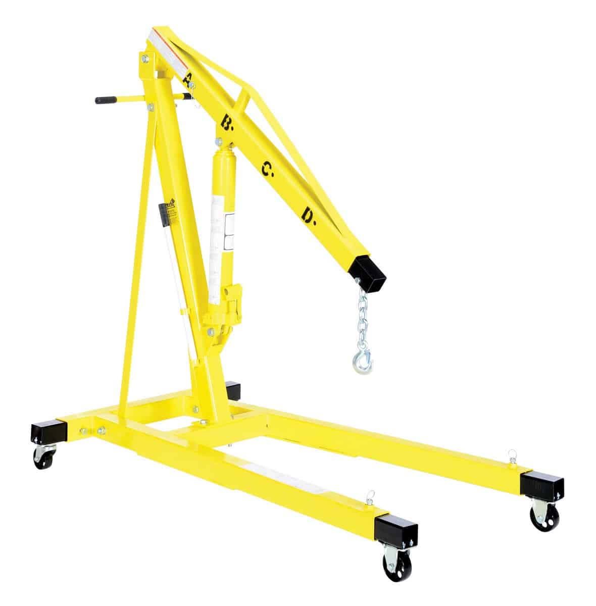 Vestil Ehn-40-T Shop Crane Engine Hoist With Telescopic Legs 1