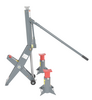 Intella 05604002 Alligator Steel Forklift Jack, 420 Mm Lift Height, 8800 Lbs Capacity: Auto Floor Jacks