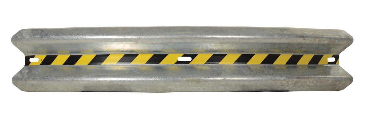 Vestil Gr-H2R-Crv-Bo-6-Hdg Galvanized Steel Curved Guard Rail 2