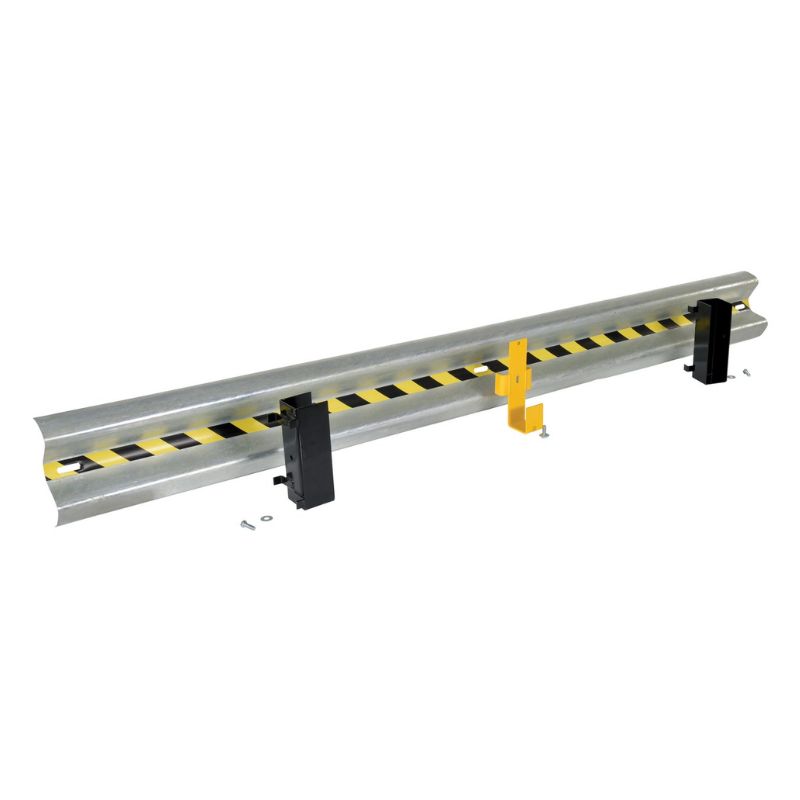 Vestil Gr-H2R-Di-10-Hdg Galvanized Steel Drop In Guard Rail