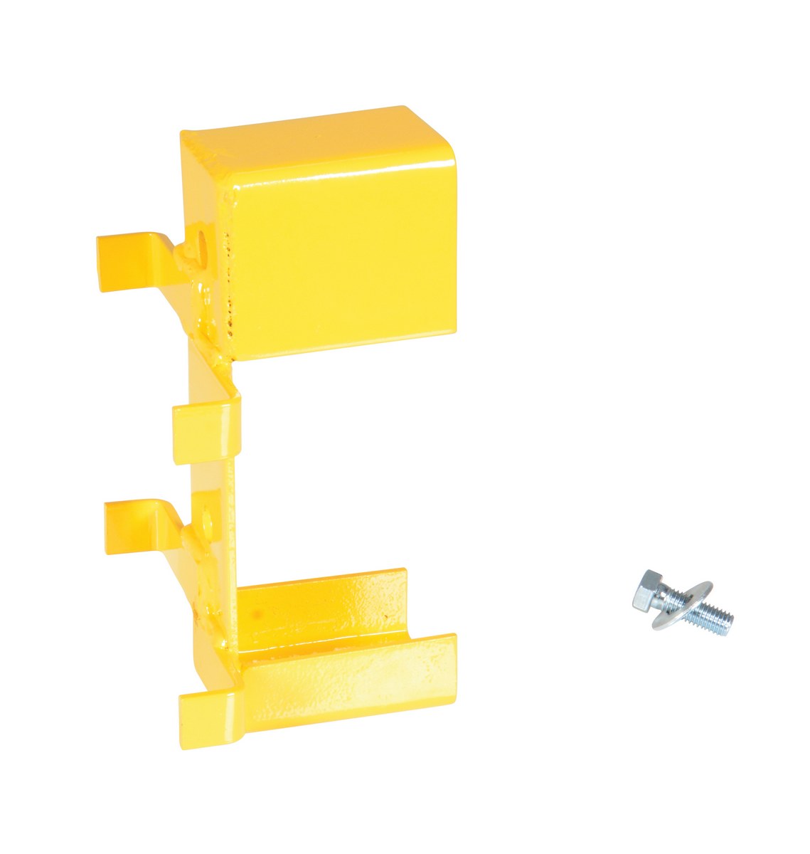 Vestil Gr-Stc8-Di-Bkt-Yl Steel Channel Drop In Guard Rail Mounting Bracket 2