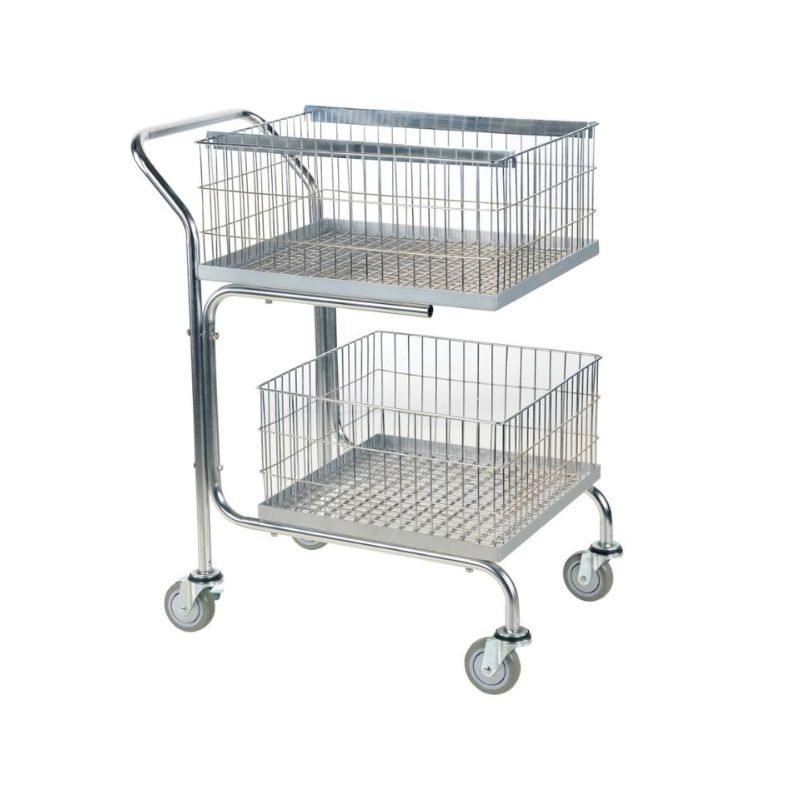 Vestil Lug-B Aluminum Nestable Multi-Use Cart With Brakes (1)