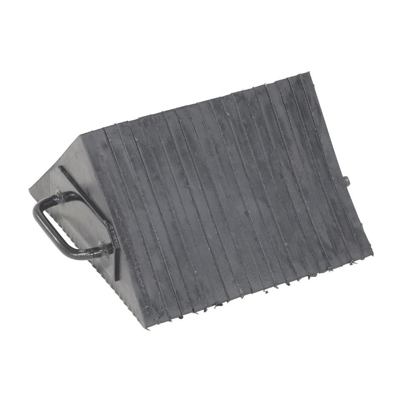 Vestil Lwc-14M Laminated Rubber Wheel Chock With Rubber Grip Handle