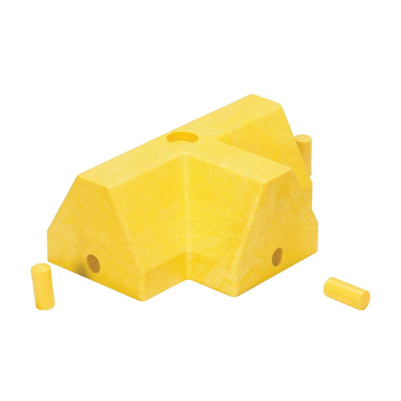 Vestil Mpg-T 100% Recycled Plastic T Section Modular Guard Curb