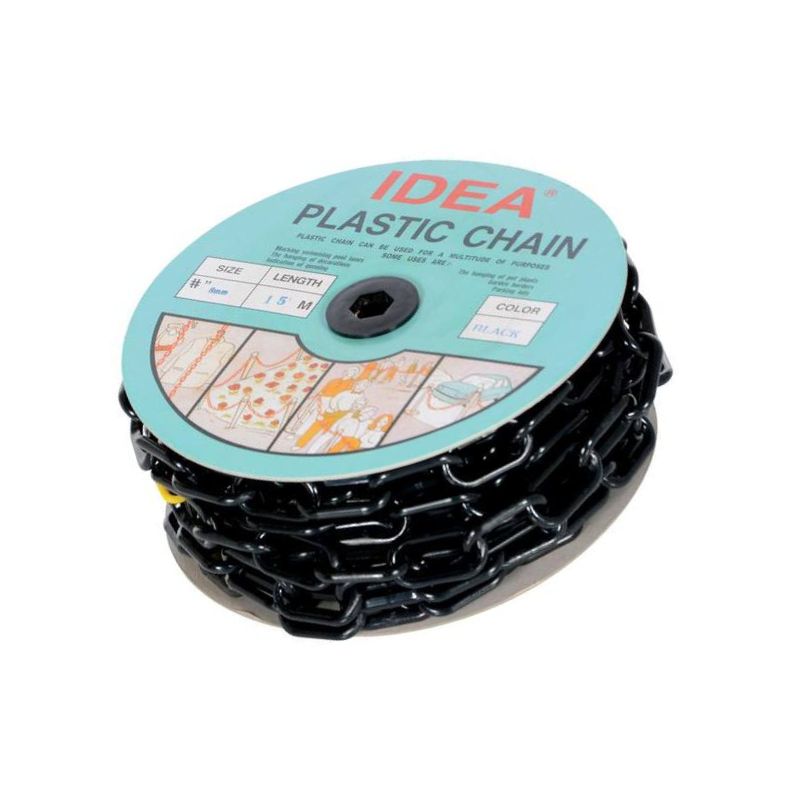 Vestil Pcb-B-Cn Black Plastic Chain Barricade