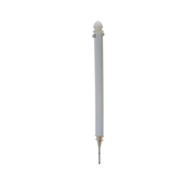 Vestil Pcb-W-G Plastic Barricade Ground Stake 4 Pack