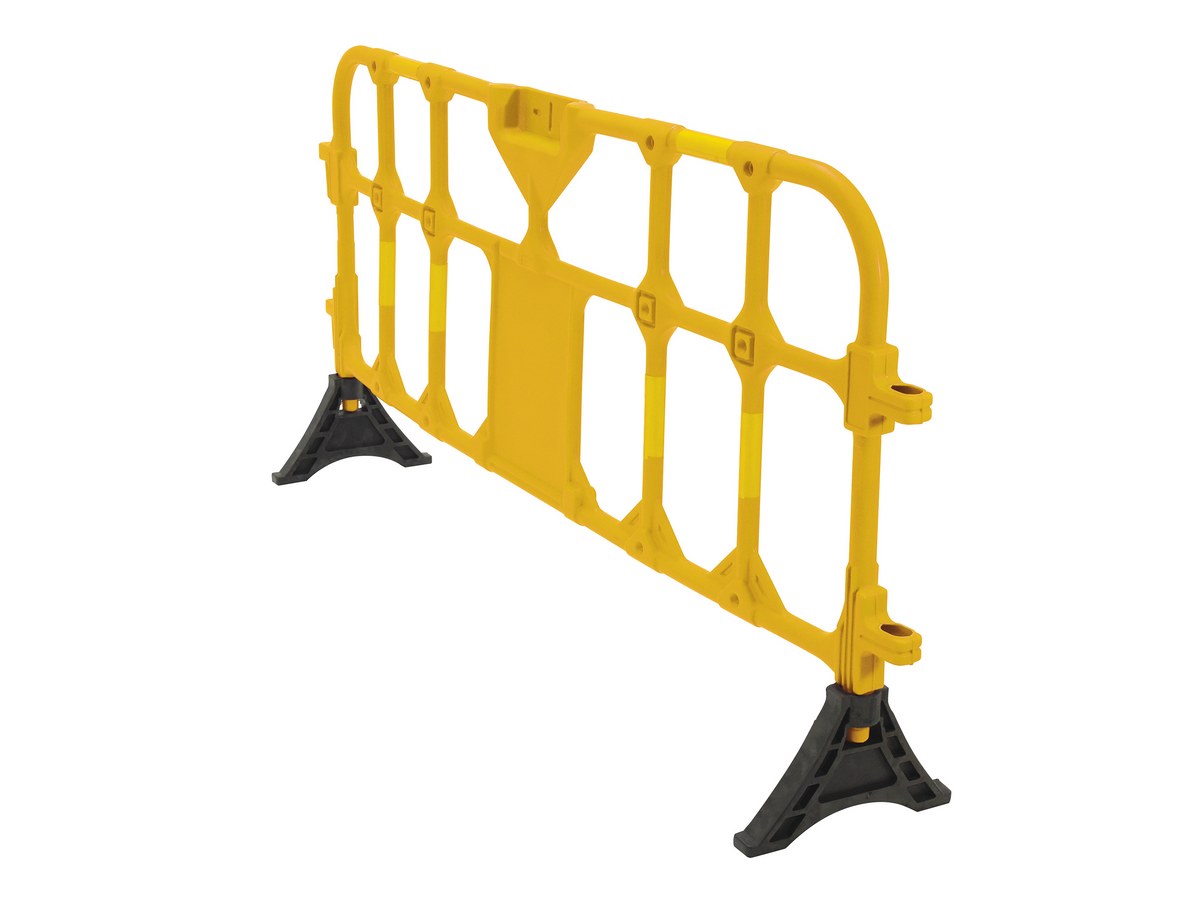 Vestil Phr-Y Plastic Interlocking Barrier 1