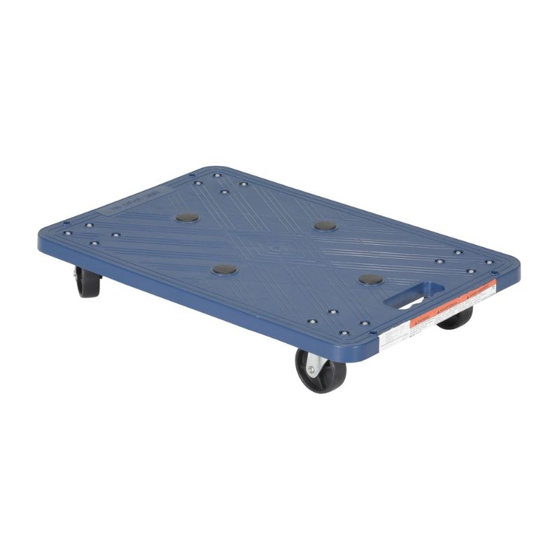 Vestil Dol-1830-F Polyethylene Flush Top Dolly - Vestil Dol-1830-F Polyethylene Flush Top Dolly - Material Handling