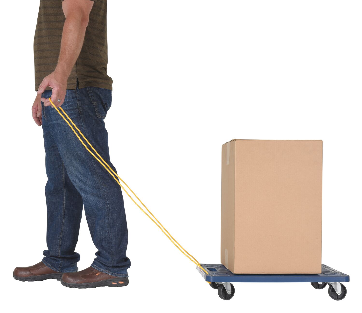 Vestil Dol-1830-F Polyethylene Flush Top Dolly - Vestil Dol-1830-F Polyethylene Flush Top Dolly - Material Handling