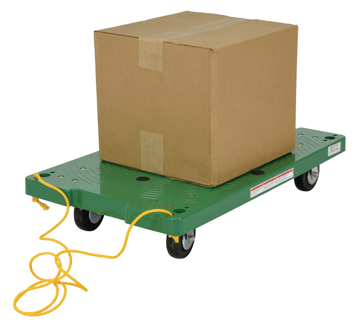Vestil Dol-1830-F Polyethylene Flush Top Dolly - Vestil Dol-1830-F Polyethylene Flush Top Dolly - Material Handling