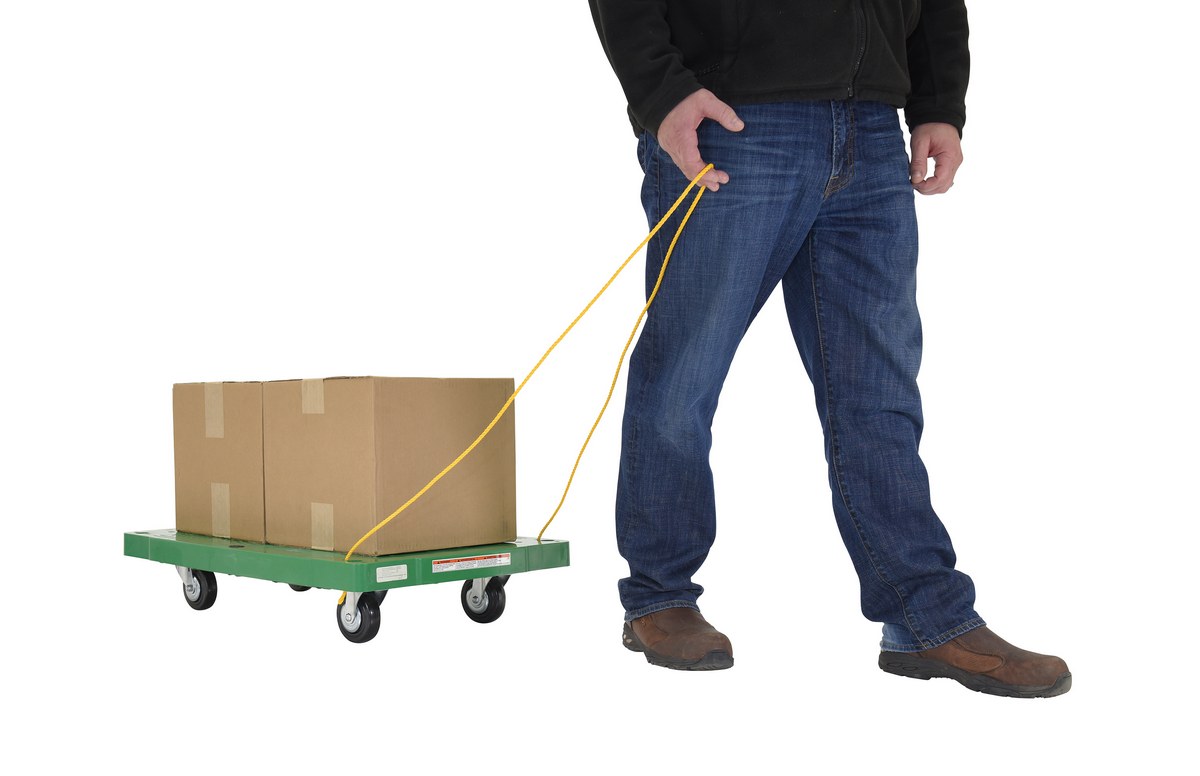 Vestil Dol-1830-F Polyethylene Flush Top Dolly - Vestil Dol-1830-F Polyethylene Flush Top Dolly - Material Handling
